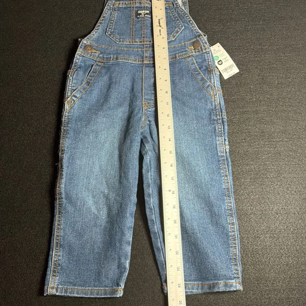 Oshkosh B'Gosh Denim Overalls Size 2T -165